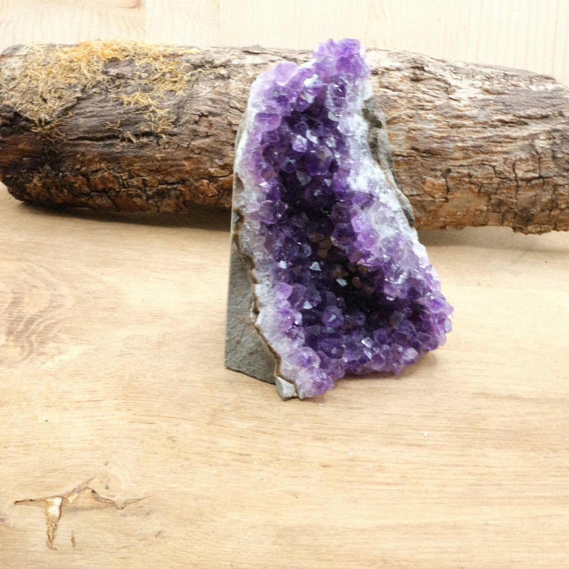 Géode d'Améthyste bords bruts AA - 630g n°404 - Nature Minérale