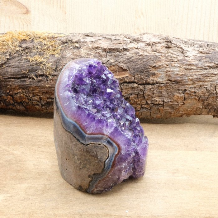 Géode d'Améthyste bords polis - 780g n°340 - Nature Minérale