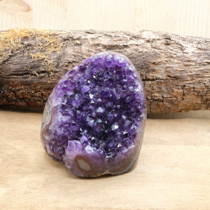 Géode d'Améthyste bords polis - 780g n°340 - Nature Minérale