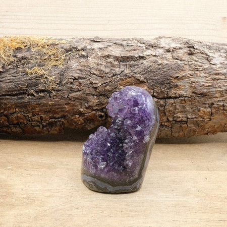 Géode d'Améthyste bords polis AAA - 215g n°408 - Nature Minérale