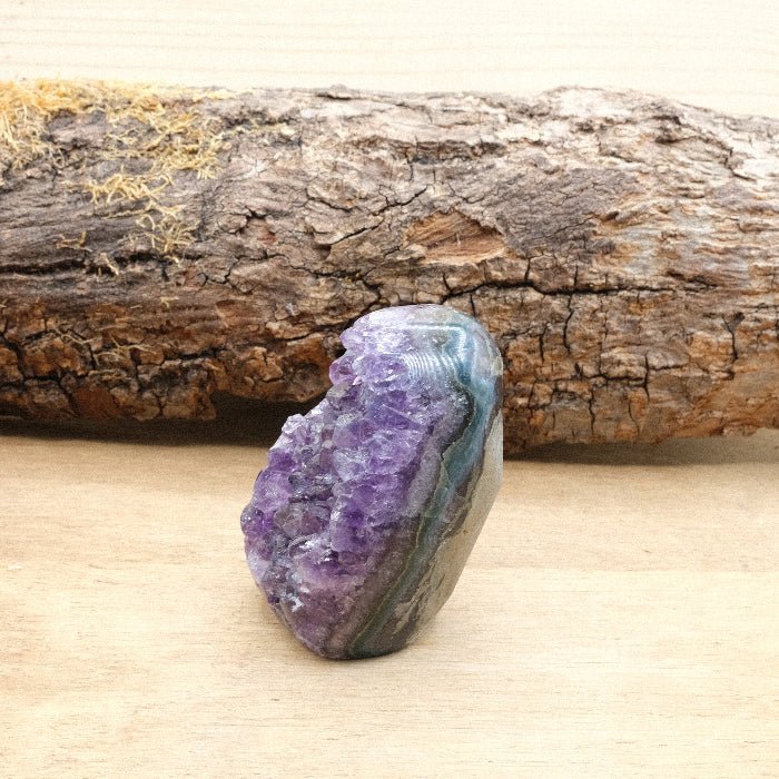 Géode d'Améthyste bords polis AAA - 215g n°431 - Nature Minérale