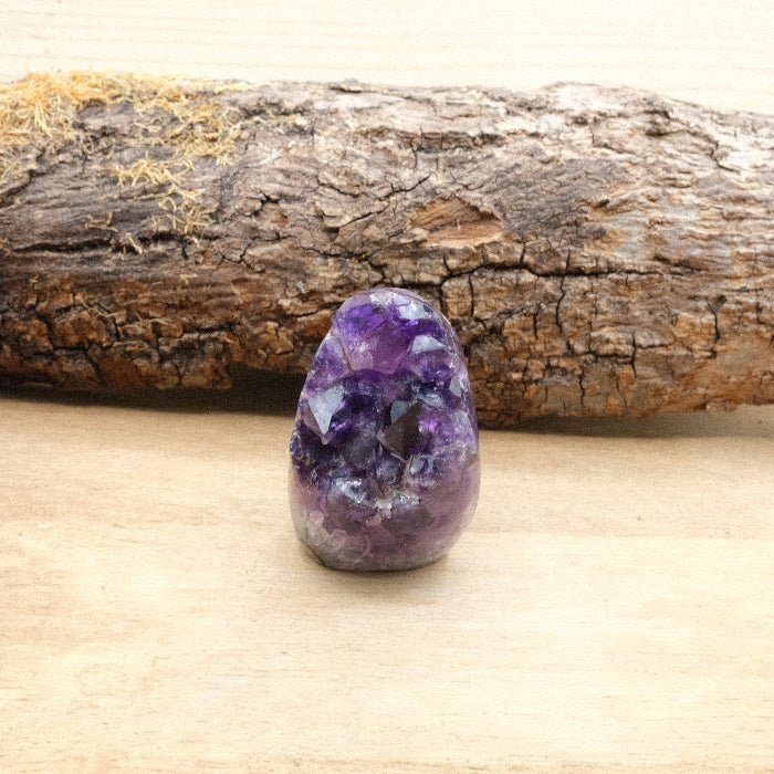 Géode d'Améthyste bords polis AAA - 220g n°455 - Nature Minérale