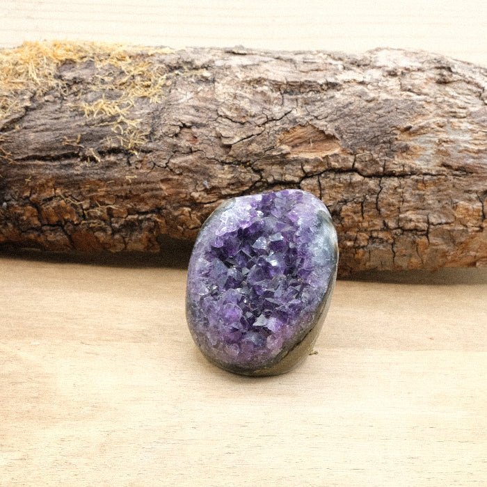 Géode d'Améthyste bords polis AAA - 238g n°451 - Nature Minérale