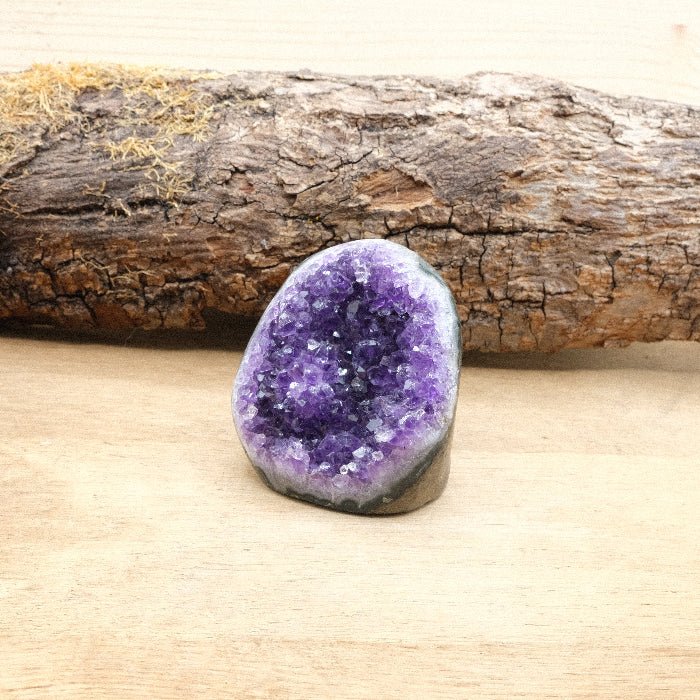 Géode d'Améthyste bords polis AAA - 241g n°453 - Nature Minérale