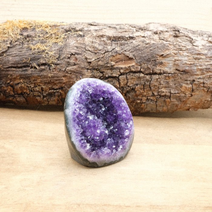 Géode d'Améthyste bords polis AAA - 241g n°453 - Nature Minérale