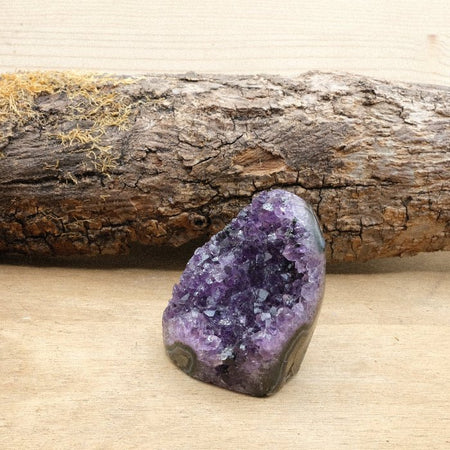 Géode d'Améthyste bords polis AAA - 242g n°405 - Nature Minérale