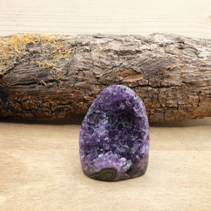 Géode d'Améthyste bords polis AAA - 242g n°405 - Nature Minérale