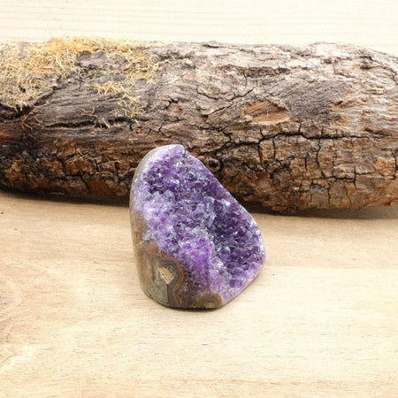 Géode d'Améthyste bords polis AAA - 254g n°444 - Nature Minérale