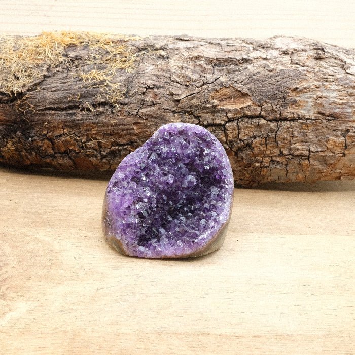 Géode d'Améthyste bords polis AAA - 254g n°444 - Nature Minérale