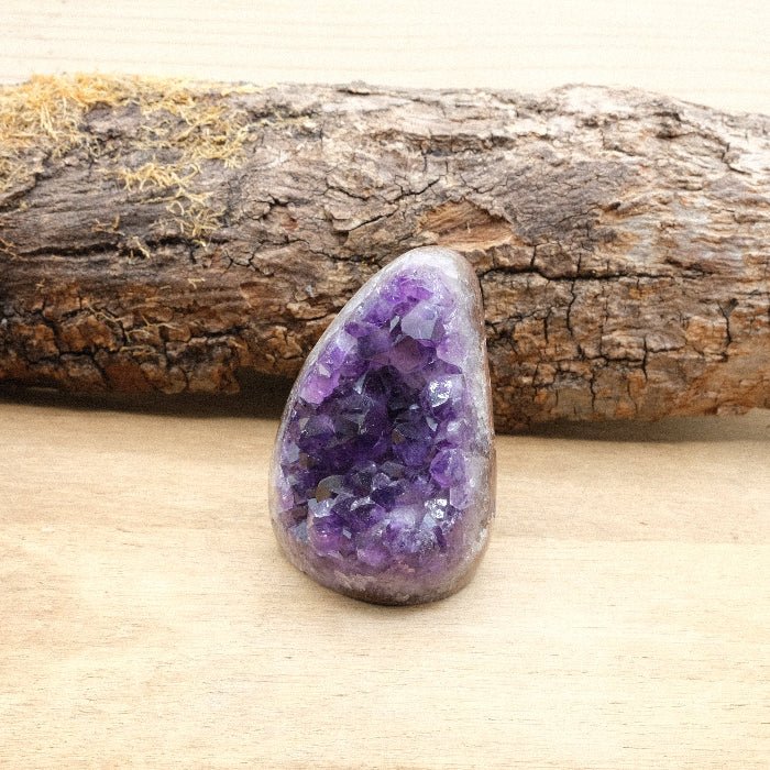 Géode d'Améthyste bords polis AAA - 269g n°445 - Nature Minérale