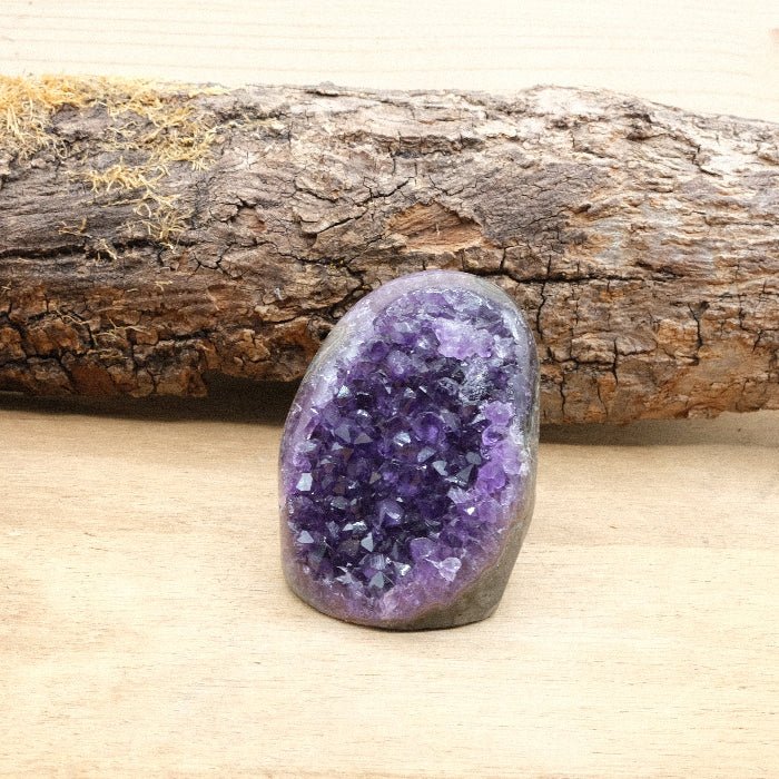 Géode d'Améthyste bords polis AAA - 280g n°434 - Nature Minérale