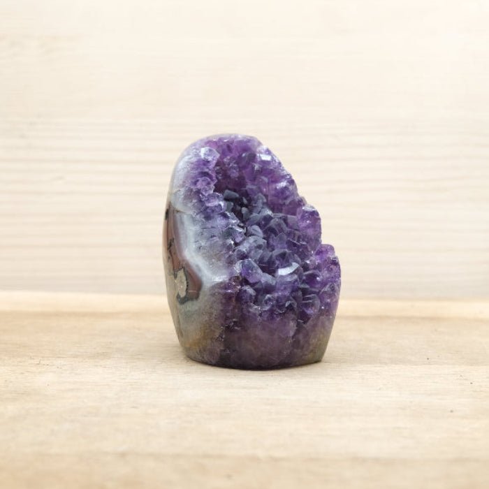 Géode d'Améthyste bords polis AAA - 287g n°472 - Nature Minérale