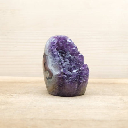 Géode d'Améthyste bords polis AAA - 287g n°472 - Nature Minérale