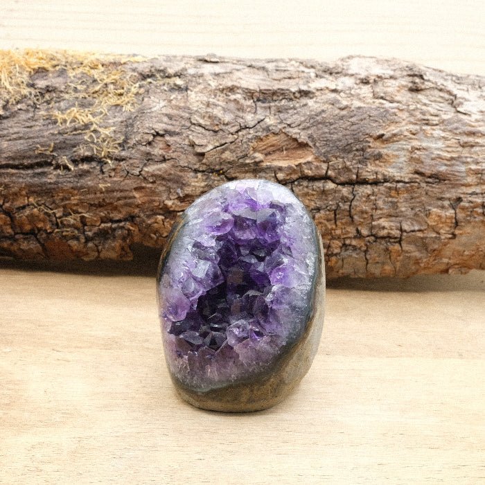 Géode d'Améthyste bords polis AAA - 298g n°430 - Nature Minérale