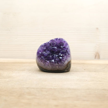 Géode d'Améthyste bords polis AAA - 308g n°439 - Nature Minérale