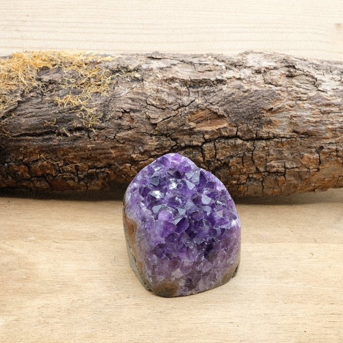 Géode d'Améthyste bords polis AAA - 310g n°406 - Nature Minérale