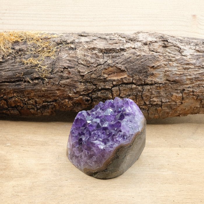 Géode d'Améthyste bords polis AAA - 310g n°406 - Nature Minérale