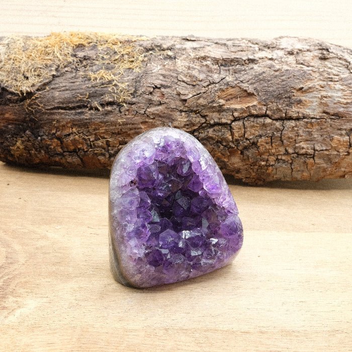 Géode d'Améthyste bords polis AAA - 328g n°438 - Nature Minérale