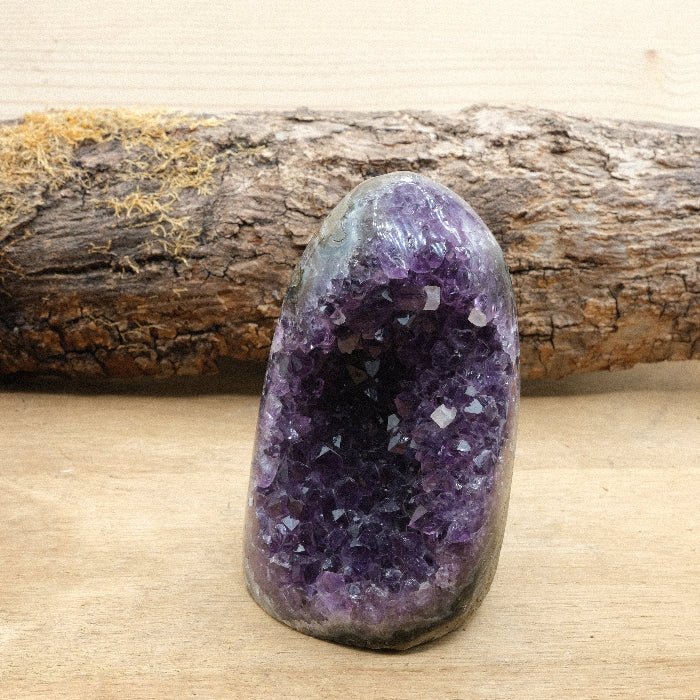 Géode d'Améthyste bords polis AAA - 550g n°330 - Nature Minérale