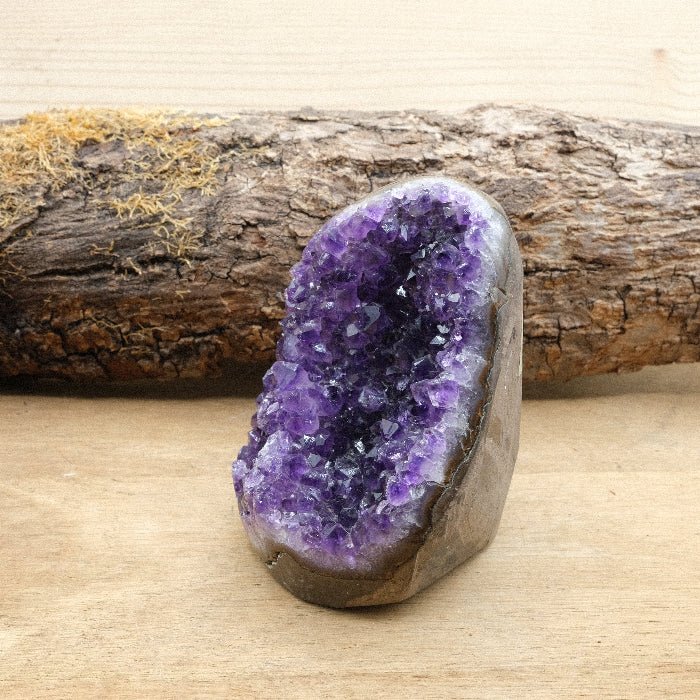 Géode d'Améthyste bords polis AAA - 600g n°348 - Nature Minérale