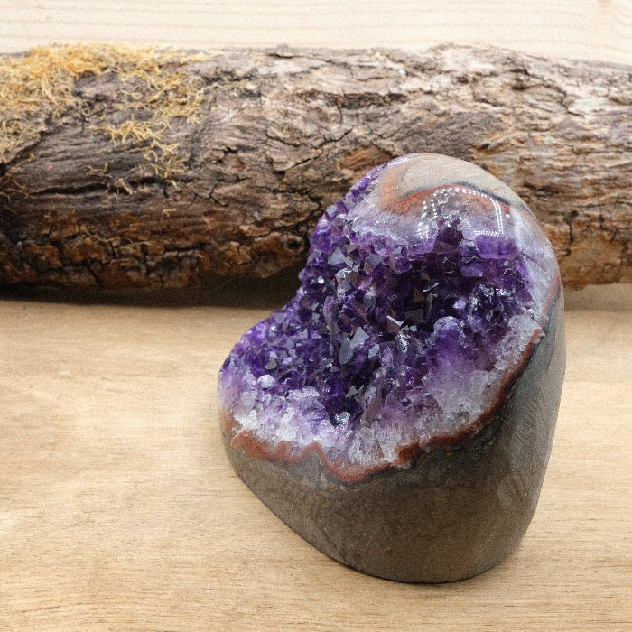 Géode d'Améthyste bords polis AAA - 970g n°410 - Nature Minérale