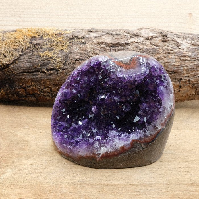 Géode d'Améthyste bords polis AAA - 970g n°410 - Nature Minérale