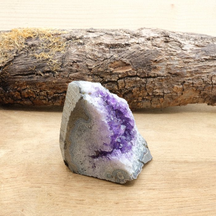 Géode d'Améthyste Uruguay AA Bords bruts - 424g n°427 - Nature Minérale