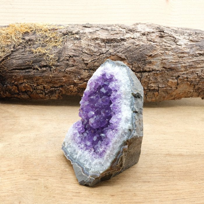 Géode d'Améthyste Uruguay AA Bords bruts - 424g n°427 - Nature Minérale