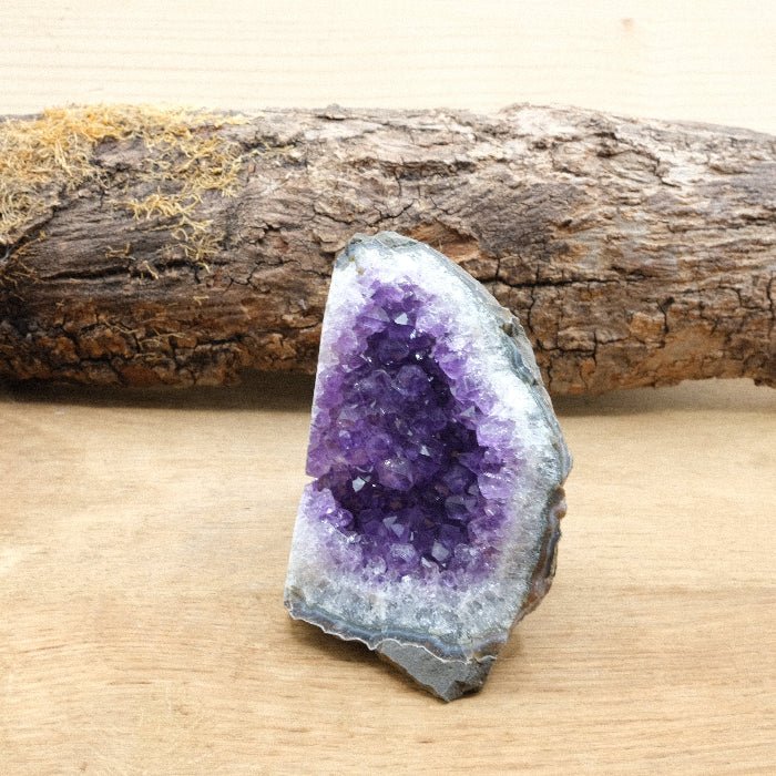 Géode d'Améthyste Uruguay AA Bords bruts - 424g n°427 - Nature Minérale