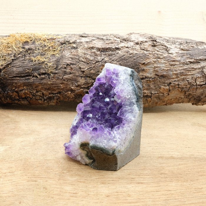 Géode d'Améthyste Uruguay AA Bords bruts - 467g n°423 - Nature Minérale