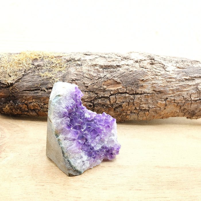Géode d'Améthyste Uruguay AA Bords bruts - 467g n°423 - Nature Minérale