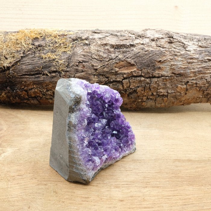 Géode d'Améthyste Uruguay AA Bords bruts - 483g n°426 - Nature Minérale