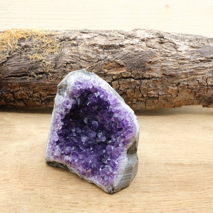 Géode d'Améthyste Uruguay AA Bords bruts - 483g n°426 - Nature Minérale