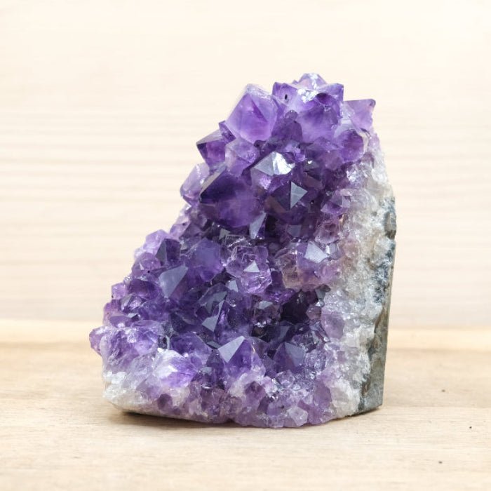 Géode d'Améthyste Uruguay AA Bords bruts - 491g n°474 - Nature Minérale