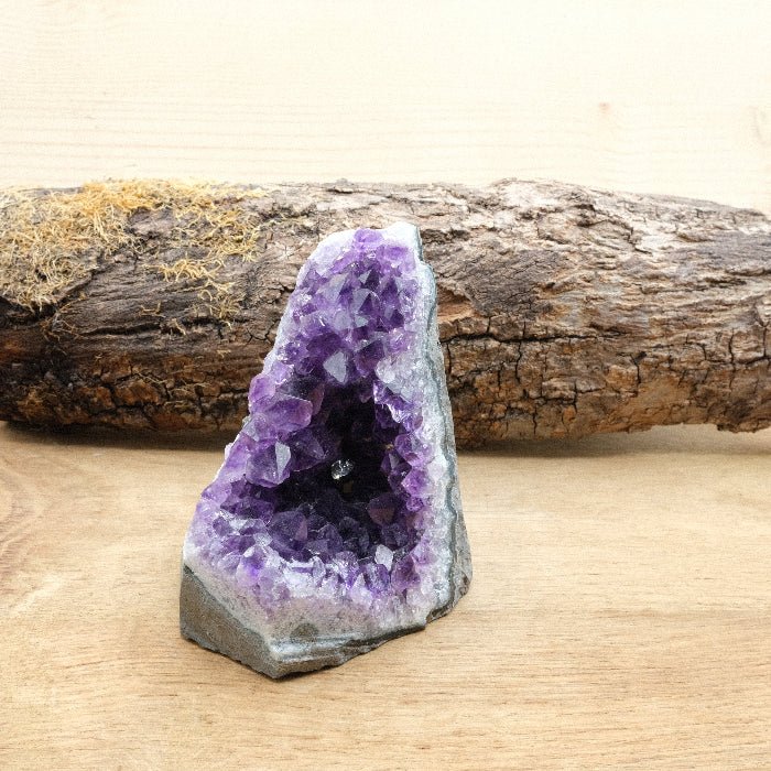 Géode d'Améthyste Uruguay AA Bords bruts - 584g n°418 - Nature Minérale
