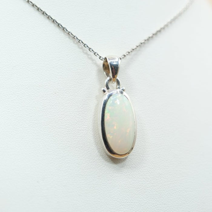 Pendentif Opale Welo AA en argent 925 (Ethiopie) - Nature Minérale