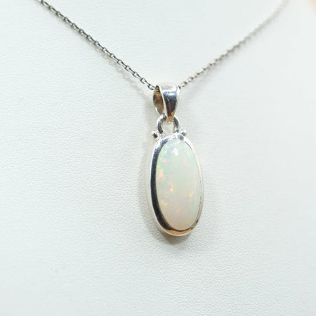 Pendentif Opale Welo AA en argent 925 (Ethiopie) - Nature Minérale