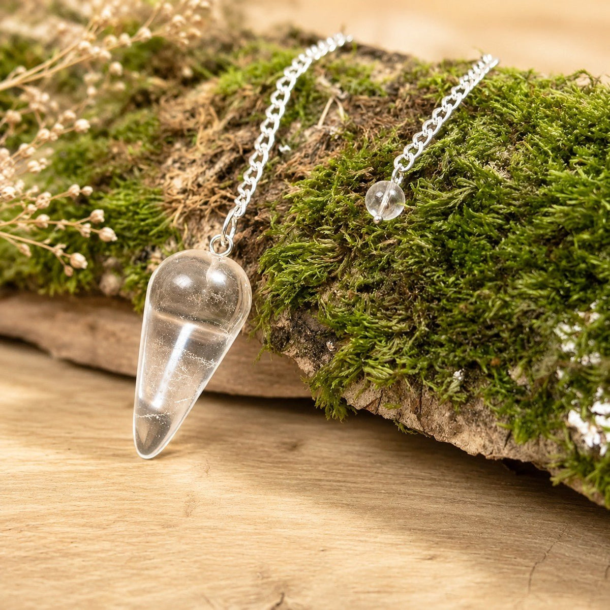 Pendule conique Cristal de Roche (Brésil) - Nature Minérale