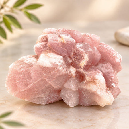Pierre brute QUARTZ ROSE CRISTALLISÉ A (Maroc) - Nature Minérale