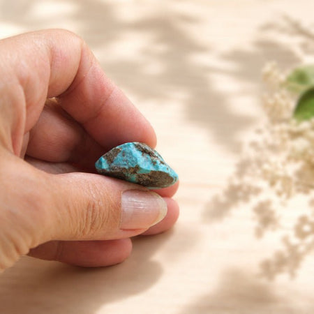Pierre forme libre Turquoise Du Tibet A - Nature Minérale