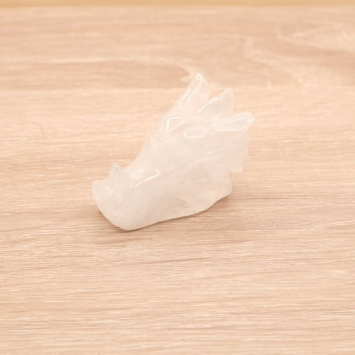 Tête de dragon Cristal de Roche 30 mm (Brésil) - Nature Minérale