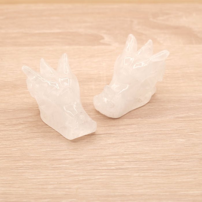 Tête de dragon Cristal de Roche 30 mm (Brésil) - Nature Minérale