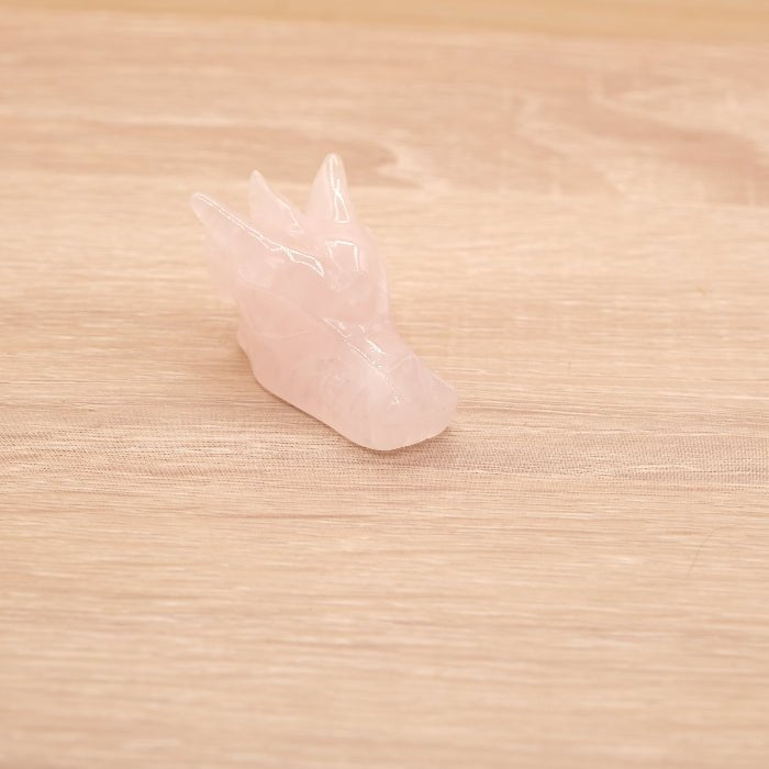 Tête de Dragon Quartz Rose A 30mm (Brésil) - Nature Minérale