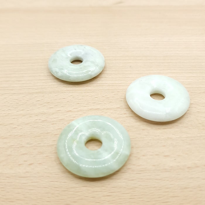 Pendentif donuts jade de chine