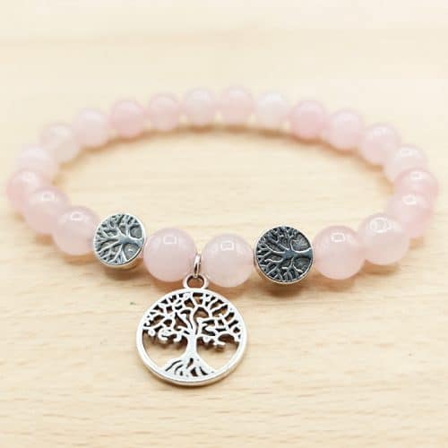 bracelet life quartz-rose